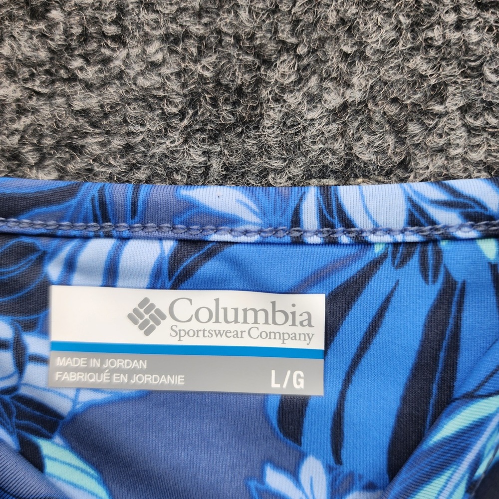 NWT Columbia Freezer III PFG Womens Omni-Shade Floral Active Mini Dress Size L - Picture 7 of 10